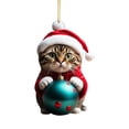 thumbnail image 3 of Adorno colgante de gato Navidad 2023 Macarena Estilo B, 3 of 8