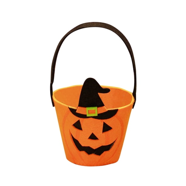 Decoración de Halloween Bolsa de dulces de Halloween con forma de araña en 3D, bolsa de tela portátil, bolsa de dulces para niños