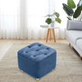 thumbnail image 3 of Small Footstool Foot Stool Stable Padded Seat Silent Bottom Pads Ottoman Stool Foot Rest For Apartment Home Couch Living Room, 3 of 5
