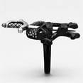 thumbnail image 4 of TK1204 - Two-Tone IP Black Stainless Steel Ring with Top Grade Crystal  in Black Diamond Size 9, 4 of 5
