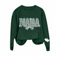 thumbnail image 5 of Mifsaly Lightweight Sweatshirts for Women Mama-Print Oversized Long Sleeve Sweatshirt Gym Workout Fashion Pullover Tops Going Out Spring Fall Streetwear XXL, 5 of 5