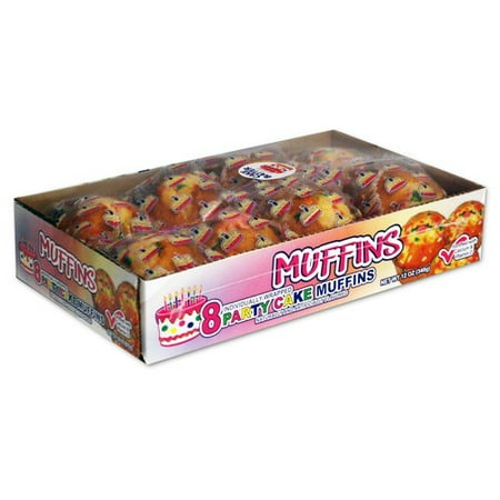 The Bakery at Walmart Party Cake Muffins, 8 count