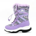 thumbnail image 3 of Nova Mountain Boys Girls Little Kids Winter Snow Boots NF-NFWB840-PurpleMulti-10, 3 of 7