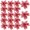 Red, variant on Mightlink 18Pcs Artificial Flowers for Christmas Tree Decoration Champagne Poinsettias Artificial Christmas Flowers for Xmas Wedding Party Wreath (5.9")