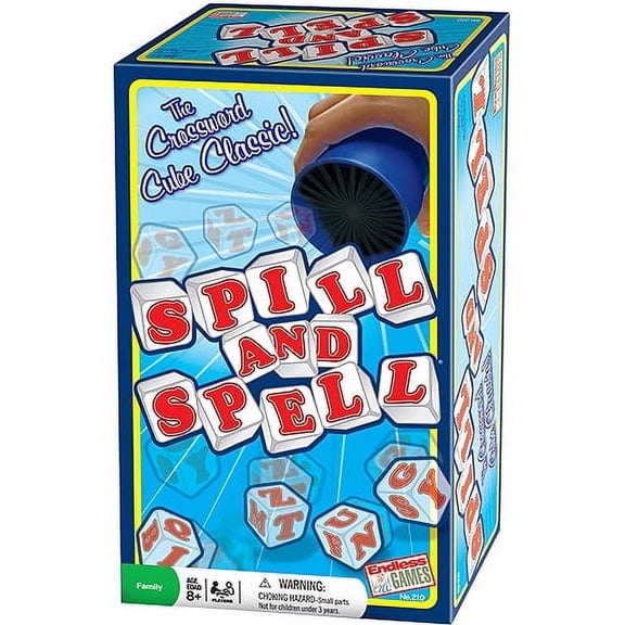 Open Box Endless Games Spill and Spell Game
