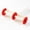 Red, variant on OVENTE Pasta Pastry and Ravioli Cutter with Adjustable BPA-Free Wheels and Compact Easy to Remove 3-Wheel Design, Dough Slicer Perfect for Homemade Pasta Cookie and Pie, Red and White ACPPA7100R