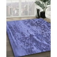 thumbnail image 3 of Ahgly Company Machine Washable Indoor Square Transitional Sky Blue Area Rugs, 5' Square, 3 of 7