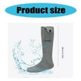 thumbnail image 5 of USB Rechargeable Electric Heated Socks For Men Women, Battery Operated Warmer Socks Washable for Skiing Camping Hiking, 5 of 12
