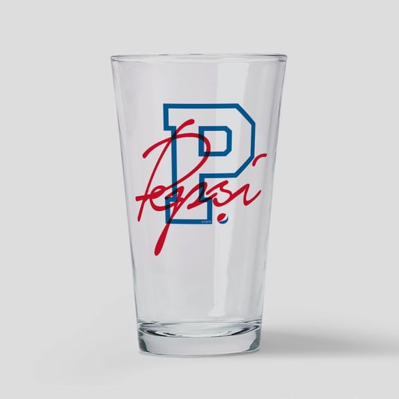 CafePress - Pepsi Varsity Letter - Pint Glass, Drinking Glass, 16 oz. CafePress