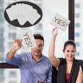 thumbnail image 3 of 10Pcs 9.6X8Inch Dry Erase Answers Paddle, Handhold Wooden White Board Double Sided Dry Erase Answer, 3 of 5