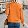 thumbnail image 4 of Lixiuxyad Lightweight Jacket Women's Casual Zip Up Long Sleeve Jacket Outerwear Orange, 4 of 6