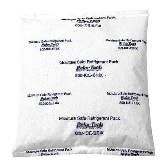 Polar Tech Industries Cold Pack,6 x 6 In.,12 oz.,PK12 TP 12/MS