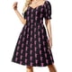 thumbnail image 2 of Vestido vintage rosa de manga corta para hombre, vestido de verano para mujer, vestido coreano para mujer., 2 of 7