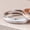Male white gold, variant on Sterling Silver Couple Rings Open Adjustable Korean Matching Bands For Him And Her Promise Jewelry Gifts Rings
