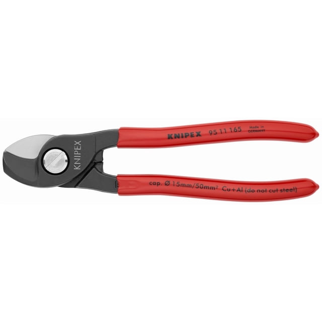 Cizallas para cables KNIPEX 16,5 cm 1/0 AWG, color rojo