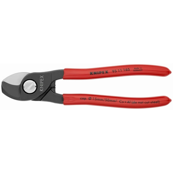 Cizallas para cables KNIPEX 16,5 cm 1/0 AWG, color rojo