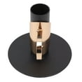 thumbnail image 5 of Vintage Home Decor Antique Black Gold Wrought Iron Candle Stand with Handle, 5 of 8