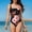 #4, variant on Womens One Piece Swimsuits Tummy Control Square Neck Sporty Ruched Slimming Monokini High Cut Women's Bathing Suit