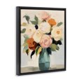 thumbnail image 3 of Stupell Industries Soft Hued Roses Vase Black Framed Floater Canvas Wall Art design by LSR Creative Studio, 31 x 25, 3 of 9