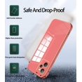 thumbnail image 4 of Compatible with Realme C35 Case Silicone Shockproof Realme C35 Phone Case Anti-Scratch Ultra Thin Plating TPU Cases (Realme C35, Camellia Red), 4 of 13