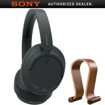 Sony E2SNWHCH720NB Noise Cancelling Over Ear Headphones with Wood Display Stand, Black, WH-CH720N