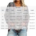thumbnail image 7 of Uootdi Halloween Sweatshirts for Women V Neck Halloween Theme Graphic Womens Sweatshirt Oversized Fit Fall Festival Soft Womens Tops Gift, 7 of 7