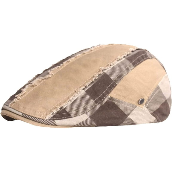 CoCopeaunts Newsboy Hats for Men Beret Cap Spring Summer Men Women Cap Male Female Vintage Artist Painter Beret Hat Ivy Cap