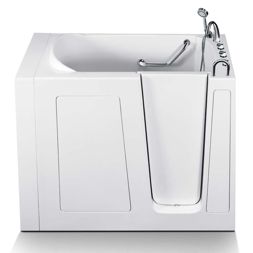 WalkIn Bathtub 30 in. x 55 in. Therapeutic Soaking Bathtub and Faucet
