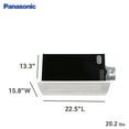 Panasonic FV11VH2 WhisperWarm Fan/Heater Combination, Ventilation Fan