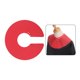 thumbnail image 1 of , Cuello de corte de cabello profesion Capa de cuello de protección de cuello de silicona, de broche Impermeable ajustable, para salón de - ROJO, 1 of 8