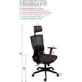 thumbnail image 3 of Silla de Oficina Ejecutiva I SEATING Trento Cabecera, Reclinable, con Cabecera Ajustable y Soporte Lumbar, 3 of 7