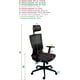 thumbnail image 3 of Silla de Oficina Ejecutiva I SEATING Trento Cabecera, Reclinable, con Cabecera Ajustable y Soporte Lumbar, 3 of 7