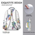 thumbnail image 5 of Tropical Sea Turtle Backpack with Coral Reef and Ocean Sun Design, Cute and Lightweight for School, 5 of 6