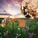 thumbnail image 3 of Escultura de molino de viento de batería Steampunk hecha a mano - Arte metálico al aire libre impulsado por el viento para adoradores de la decoración de jardines y la música, 3 of 8