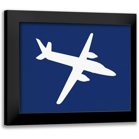 Robinson, Tamara 14x12 Black Modern Framed Museum Art Print Titled - Airplane III