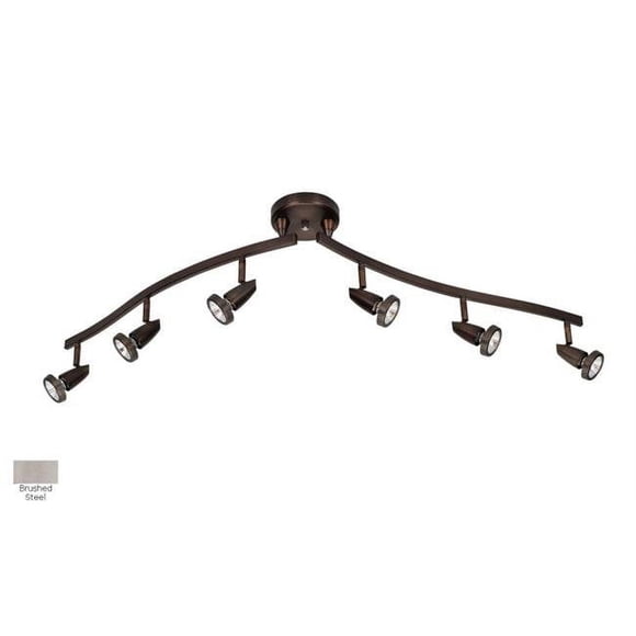 Access Lighting 52226-BS Mirage 4 Lumières Semi - Encastrées avec Bras Articulés - Acier Brossé