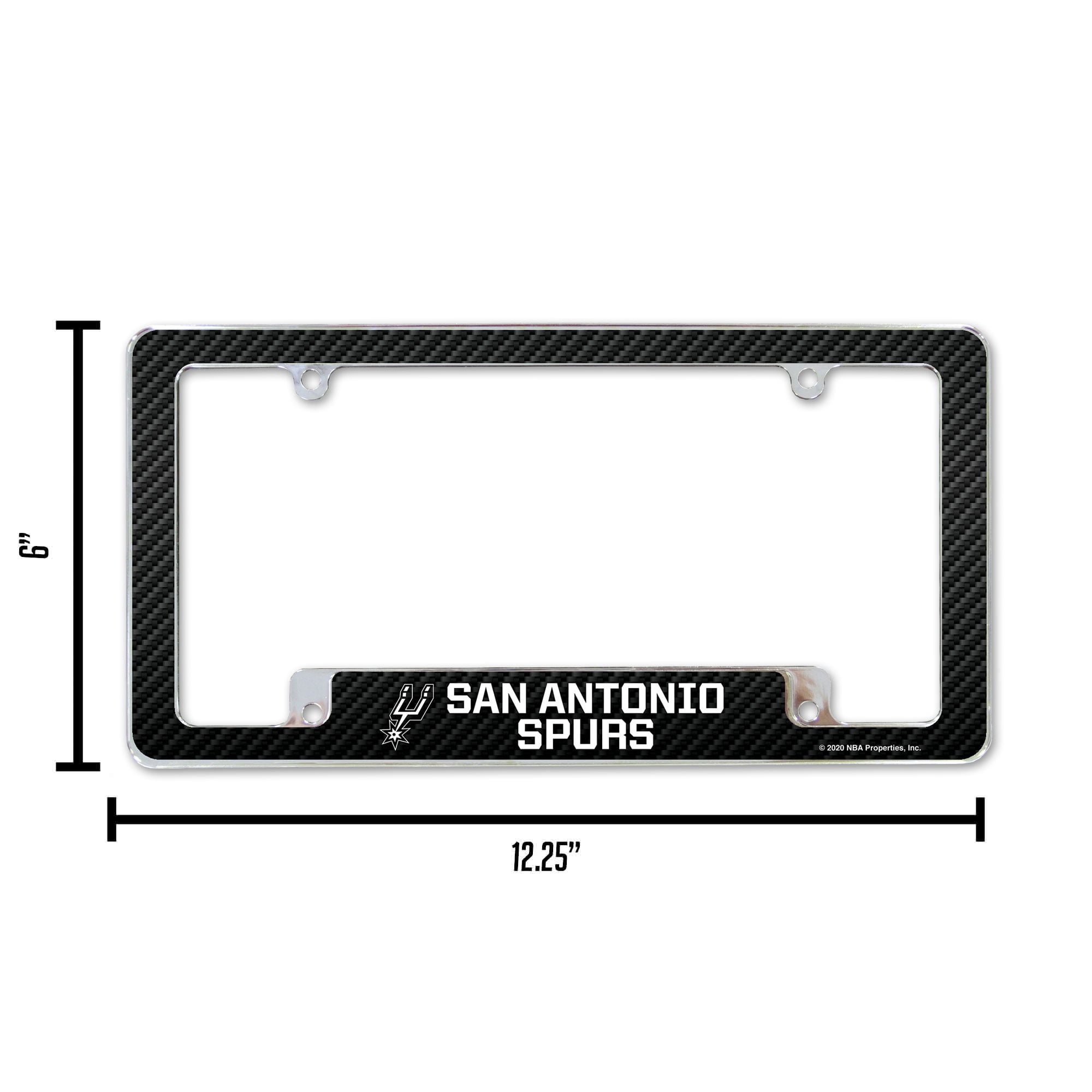 SPURS CARBON FIBER DESIGN ALL OVER CHROME FRAME