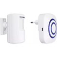thumbnail image 1 of Alarma de entrada inalámbrica - Alerta de acceso - Timbre para tiendas - Detector de movimiento con sensor - Apto para tiendas y viviendas - Blanco, 1 of 5