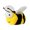 typeB, variant on Soft Furry Vibrating Cat Interactive Toy Bird Bee Shapes Indoor Home Pet Entertainment Accessory