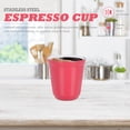 thumbnail image 4 of FUTUREORYY 1Pc Espresso Metal Cup Insulated Cup Simple Design for School Use, 4 of 5
