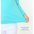 thumbnail image 5 of Lilax Girls' Round Neck Basic Long Sleeve Cotton T-Shirt Turquoise 5 Years, 5 of 8