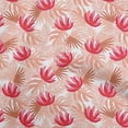 thumbnail image 1 of oneOone Tissu Georgette Viscose Pêche Matériel de Robe Florale Tissu Imprimé Tissu au Mètre 42 Pouces de Large, 1 of 5