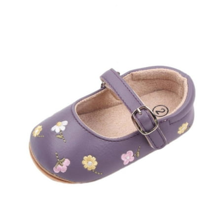 Meresysid Infant Kids Newborn Toddler Summer New Baby Everything Casual Breathable Cute Rubber Soles Non-slip Soft Soles Baby Sandals Shoes Purple
