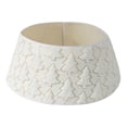 thumbnail image 2 of Falda para árbol de Navidad, base de árbol estilo bohemio de granja, árboles de Navidad modernos de invierno L blanco, 2 of 9