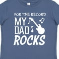 thumbnail image 4 of Inktastic For the Record, My Dad Rocks Boys or Girls Baby T-Shirt, 4 of 5