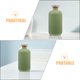 thumbnail image 3 of 4 botellas redondas con tapa abatible para champú, a prueba de fugas, rellenables para líquidos, portátiles, para artículos de tocador, para viajes y el hogar., 3 of 6
