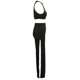 thumbnail image 2 of Dos piezas Mujeres atractivas 2 piezas trajes de cuello alto sin mangas ahuecar alta Split Clubwear mameluco negro Chicuu Dos piezas, 2 of 5