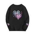 thumbnail image 4 of Auroural Toddler Girl Shirts 2T Long Sleeve CUHK Printed Round Neck Top For Spring And Summer Casual Pullover Boys And Girls Long Sleeved Base Shirt Black, 4 of 6