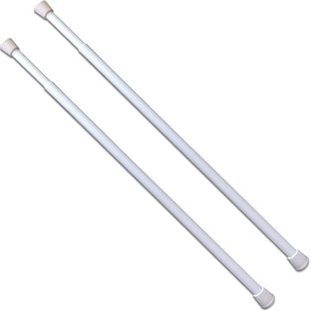 Set 2 Easy Use Sliding Door Steel Security Bars Help Prevent