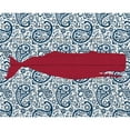 thumbnail image 3 of Kimberly, Allen 18x15 Black Modern Framed Museum Art Print Titled - Paisley Whale 1, 3 of 5